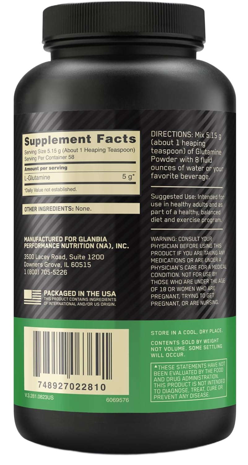 On Glutamine Powder 300 Grs