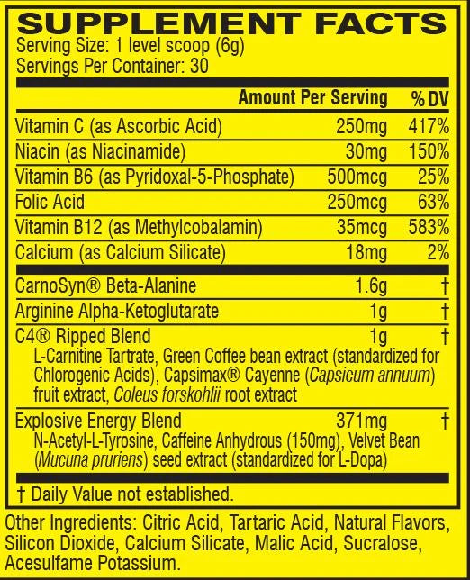 Cel C4 Ripped 30 Serv