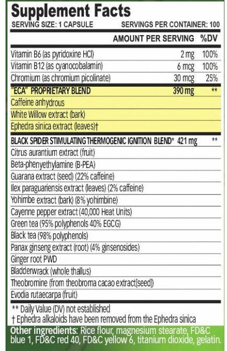 Clp Black Spider 100 Caps