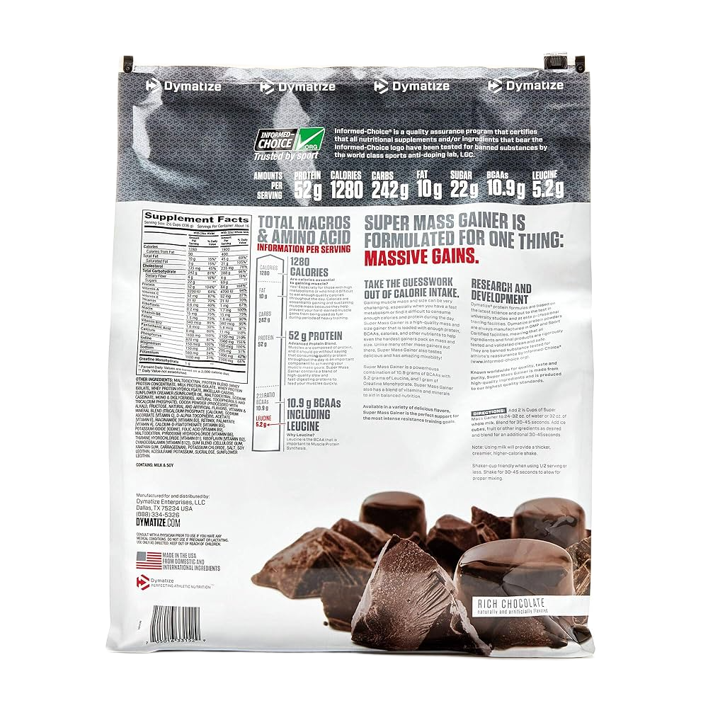Dym Super Mass Gainer 12 Lbs