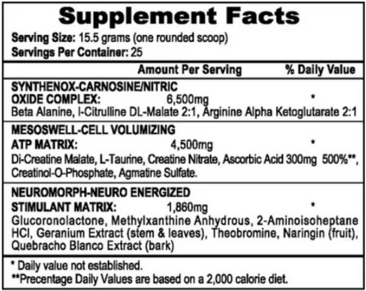 Htp Mesomorph 25 Serv