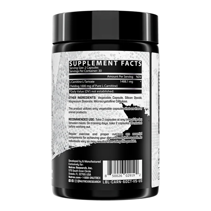 Nt Lipo 6 Carnitine 60 Caps