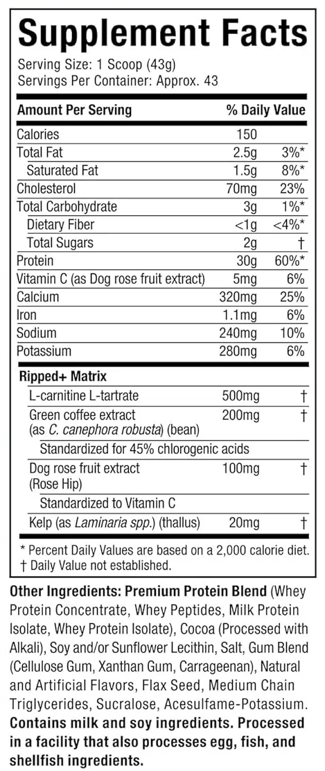 Mt Nitro-Tech Ripped 4 Lbs