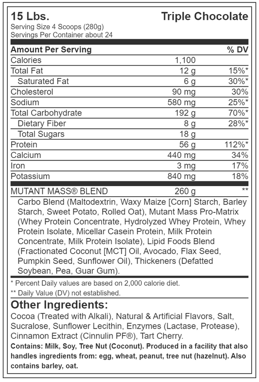 Mut Mutant Mass 15 Lbs