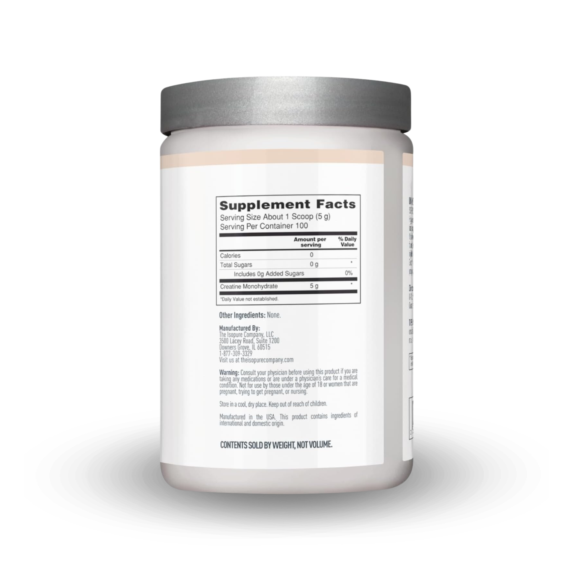 Nb Isopure Creatine Monohydrate 500 Grs