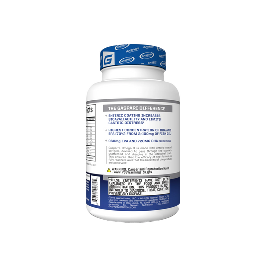 Gn Omega-3 Enteric Coated Fish Oil 60 Softgels