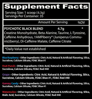 Ins Psychotic *Black* 35 Serv