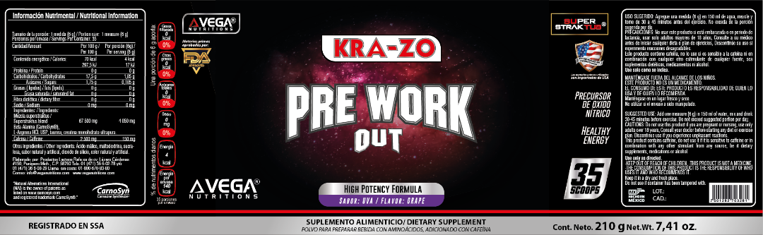 Pre Work Kra-Zo